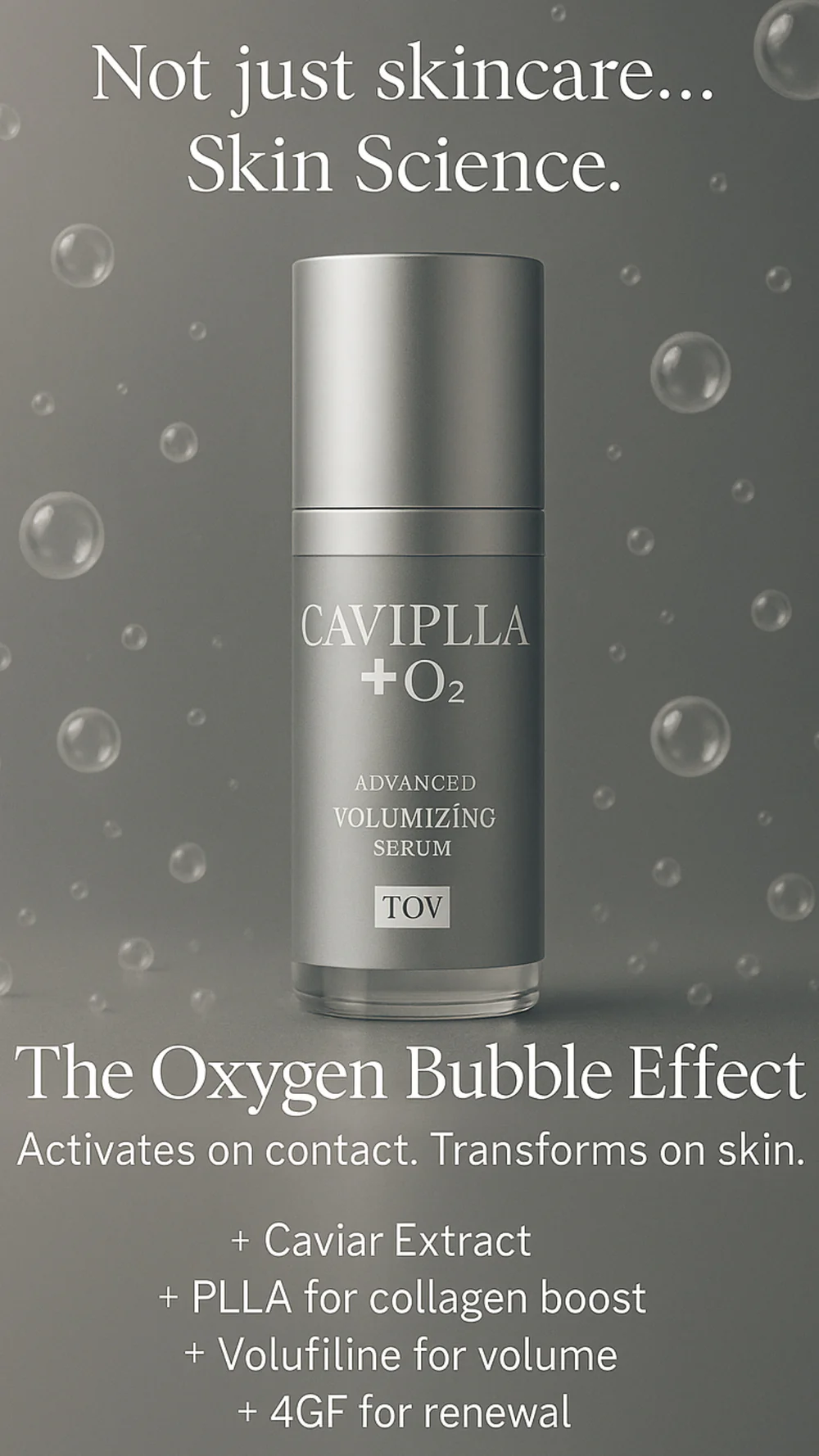 HOUSE OF PLLA® HOP+ CAVIPLLA+O2® Advanced Volumizing Serum 120ml