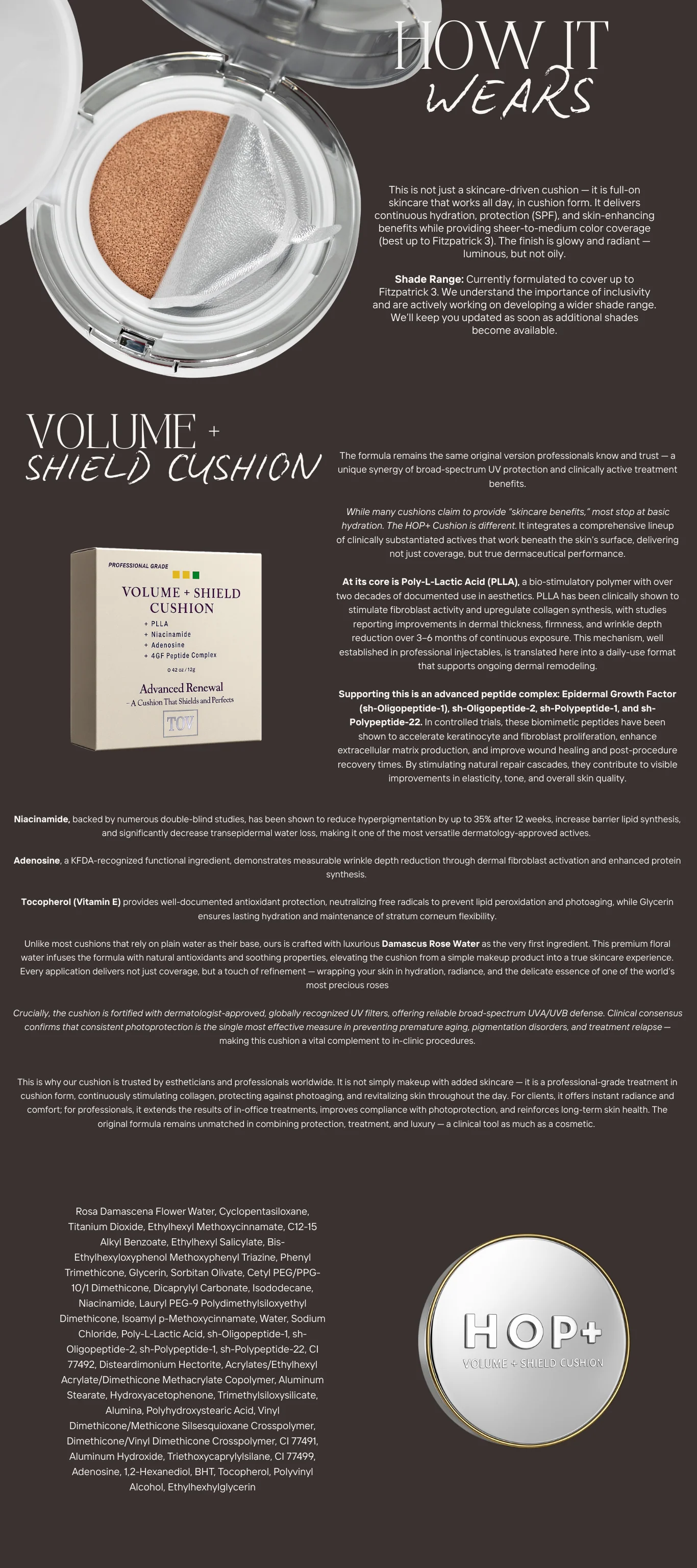 HOUSE OF PLLA® HOP+ Volume + Shield Cushion SPF