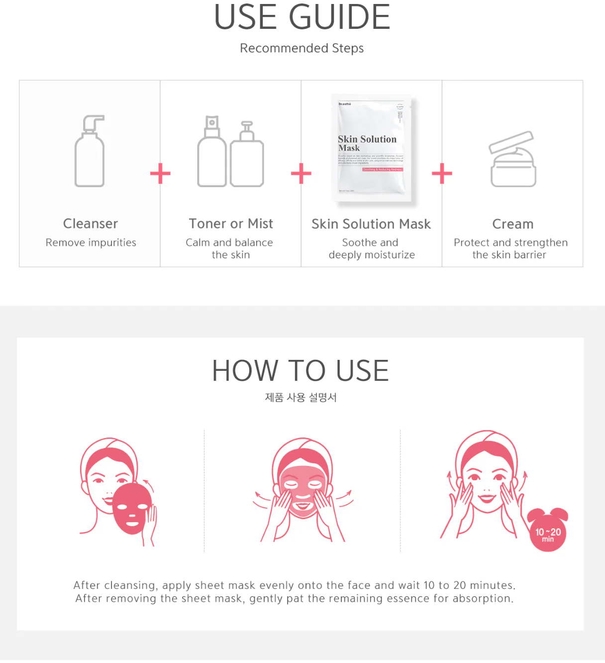 Dr.esthė Skin Solution Mask 5pc/box