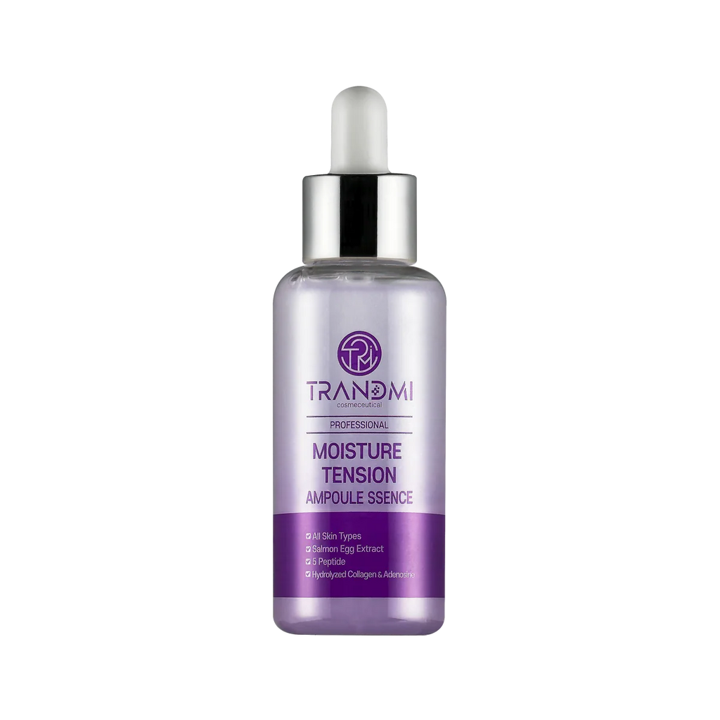 TRANDMI Moisture Tension Ampoule-ssence 60mL with Salmon roe extract/PDRN and 5 types of peptides
